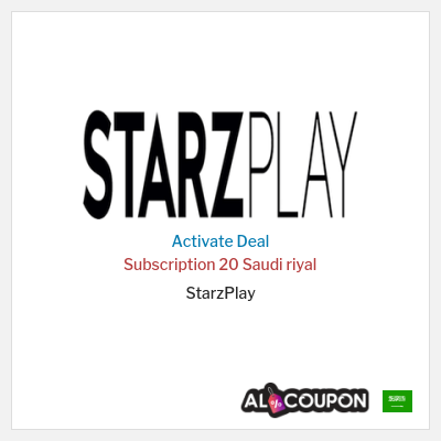 Special Deal for StarzPlay Subscription 20 Saudi riyal