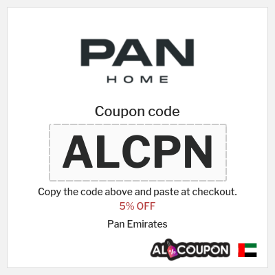 Coupon discount code for Pan Emirates Up to 70%