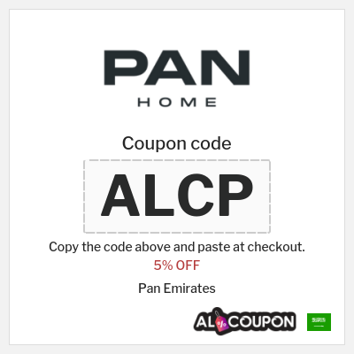 Coupon for Pan Emirates (ALCP) 5% OFF