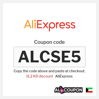 Coupon for AliExpress (ALCSE5) 11.2 KD discount