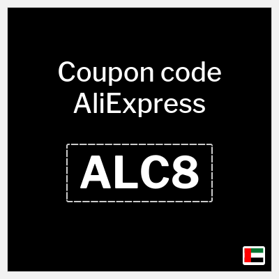 Coupon for AliExpress (ALC8) 7.8 AED discount