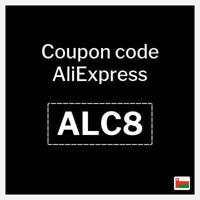 Coupon for AliExpress (ALC8) 0.8 OMR discount