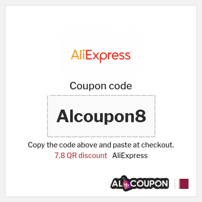 Coupon for AliExpress (Alcoupon8) 7.8 QR discount