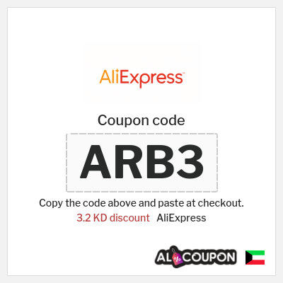 Coupon for AliExpress (ARB3) 3.2 KD discount