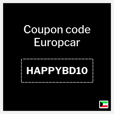 Coupon for Europcar (HAPPYBD10) 10% OFF