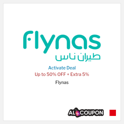 Coupon discount code for Flynas 5% OFF