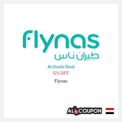 Special Deal for Flynas 5% OFF