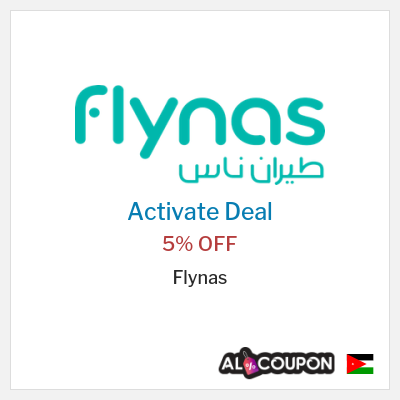Special Deal for Flynas 5% OFF
