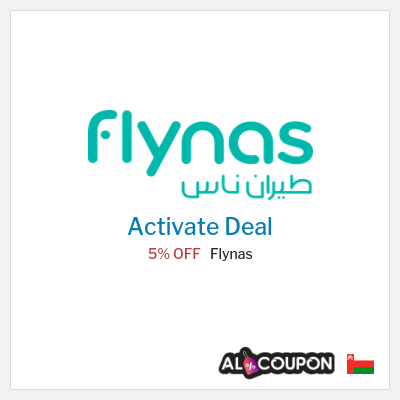 Special Deal for Flynas 5% OFF