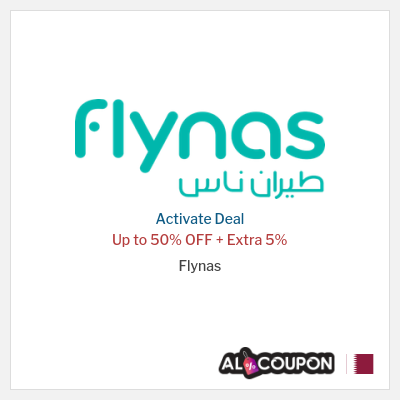 Special Deal for Flynas Up to 50% OFF + Extra 5%
