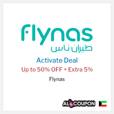 Special Deal for Flynas Up to 50% OFF + Extra 5%