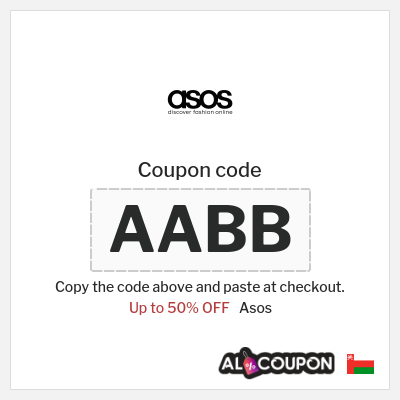 Coupon for Asos (AABB) Up to 50% OFF