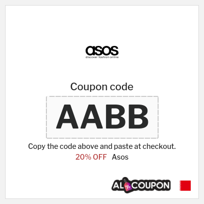 Coupon for Asos (AABB) 20% OFF