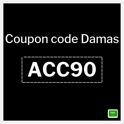 Coupon discount code for Damas 5% Exclusive Coupons