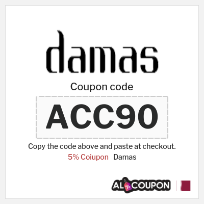 Coupon discount code for Damas 5% Exclusive Coupons