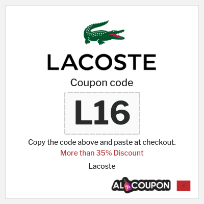 Lacoste website promo code discount