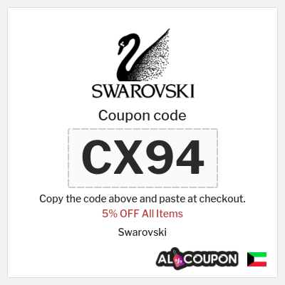 Coupon discount code for Swarovski 5% Exclusive Coupon Code