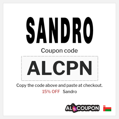 Coupon discount code for Sandro 15% OFF