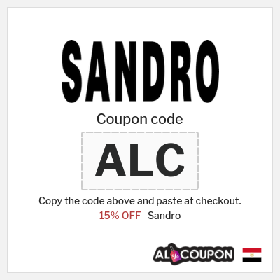 Coupon discount code for Sandro 15% OFF