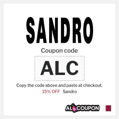 Coupon for Sandro (ALC) 15% OFF
