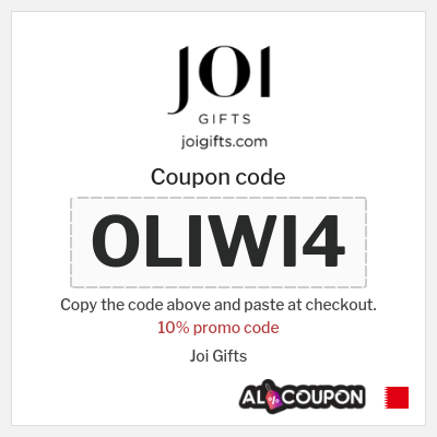 Coupon discount code for Joi Gifts 10% OFF Discount Code