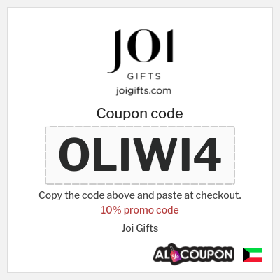 Coupon discount code for Joi Gifts 10% OFF Discount Code