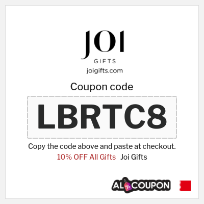 Coupon discount code for Joi Gifts 10% OFF Discount Code
