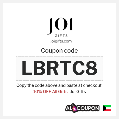 Coupon discount code for Joi Gifts 10% OFF Discount Code