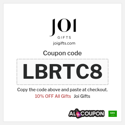 Coupon discount code for Joi Gifts 10% OFF Discount Code