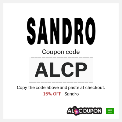Coupon for Sandro (ALC) 15% OFF