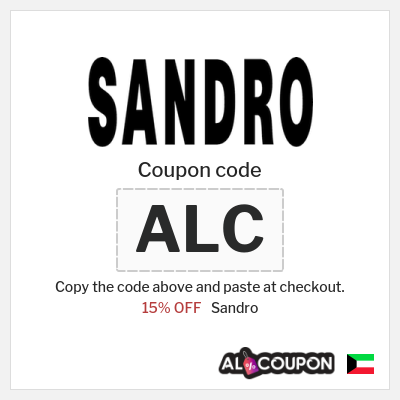 Coupon for Sandro (ALC) 15% OFF