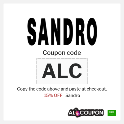 Coupon for Sandro (ALC) 15% OFF