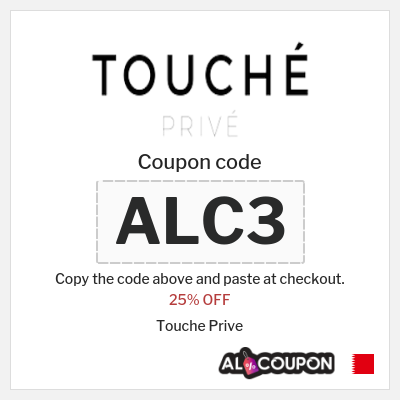 Coupon discount code for Touche Prive 25% OFF