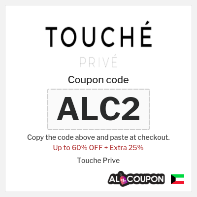 Coupon for Touche Prive (ALC2) Up to 60% OFF + Extra 25%