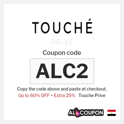 Coupon for Touche Prive (ALC2) Up to 60% OFF + Extra 25%