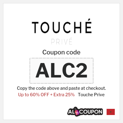 Coupon for Touche Prive (ALC2) Up to 60% OFF + Extra 25%