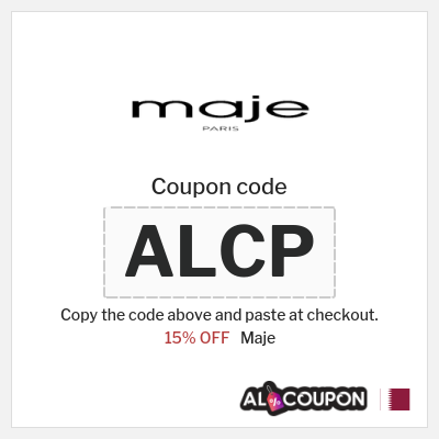 Coupon discount code for Maje 15% OFF