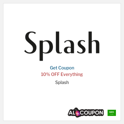 Coupon discount code for Splash 10% Voucher Code