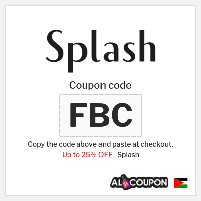 Coupon discount code for Splash Discounts up to 25%