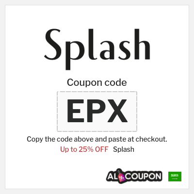 Coupon discount code for Splash Discounts up to 25%