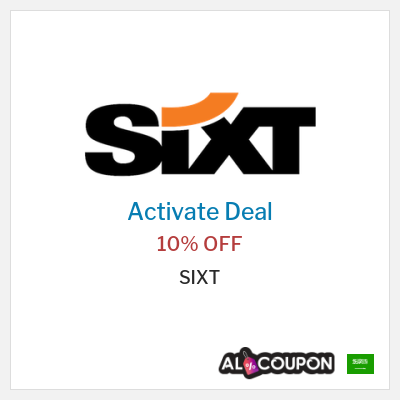 Special Deal for SIXT 10% OFF