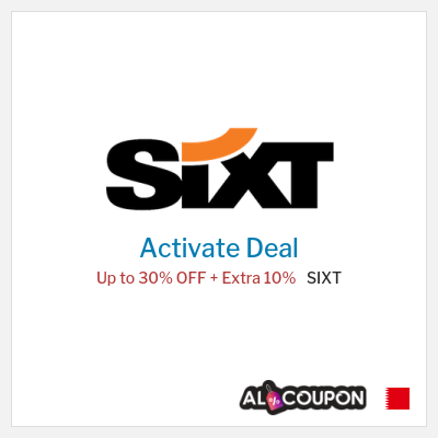 Special Deal for SIXT Up to 30% OFF + Extra 10%