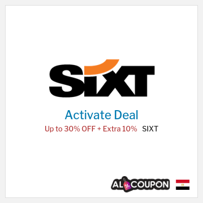 Special Deal for SIXT Up to 30% OFF + Extra 10%
