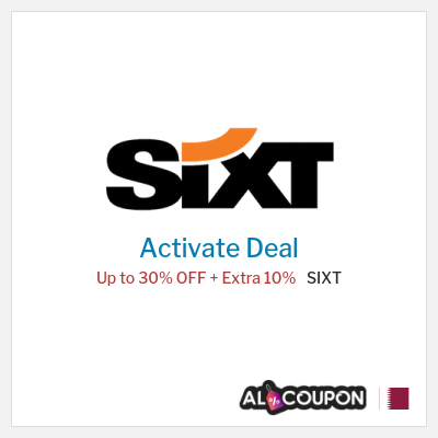 Special Deal for SIXT Up to 30% OFF + Extra 10%