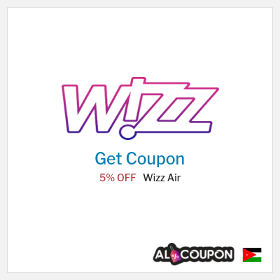 Coupon for Wizz Air 5% OFF