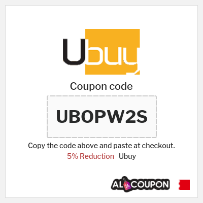 Coupon discount code for Ubuy 4% Ubuy Promo Code