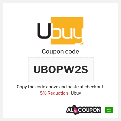 Coupon discount code for Ubuy 4% Ubuy Promo Code