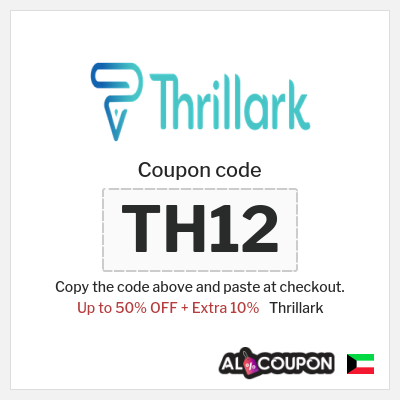 Coupon for Thrillark (TH12) Up to 50% OFF + Extra 10%