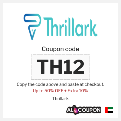 Coupon for Thrillark (TH12) Up to 50% OFF + Extra 10%