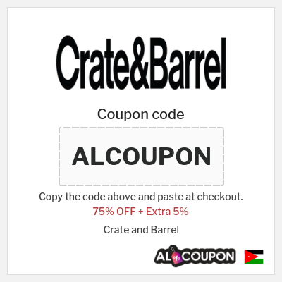 Coupon discount code for Crate and Barrel Up to 16% OFF